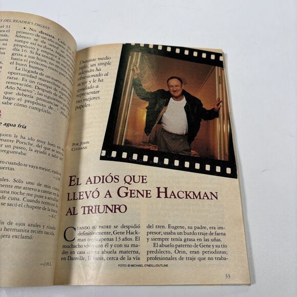GENE HACKMAN Selecciones Reader’s Digest 1994 Spanish fashion US Army Buick ad - Picture 4 of 5
